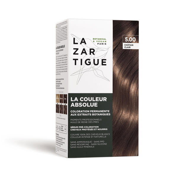 La Couleur Absolue 5.0 jasny brąz (Trwała koloryzacja na bazie ekstraktów z roślin, bez amoniaku, rezorcyny, PPD.)